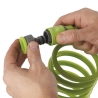 Flexibler Spiralgartenschlauch 12m mit Power Spritzpistole Rabatte