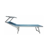Garten- und Strandliege aus Aluminium mit Sonnendach Riccione 