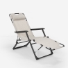 Klappstrand- und Gartenliegestuhl mit Mehreren Positionen Zero Gravity Emily Lux 