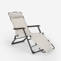 Klappstrand- und Gartenliegestuhl mit Mehreren Positionen Zero Gravity Emily Lux 