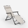 Klappstrand- und Gartenliegestuhl mit Mehreren Positionen Zero Gravity Emily Lux 