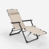 2er Set Liegestühle Strandliegen Sonnenliegen klappbar für Garten und Strand Emily Lux Zero Gravity 