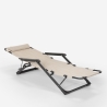2er Set Liegestühle Strandliegen Sonnenliegen klappbar für Garten und Strand Emily Lux Zero Gravity 