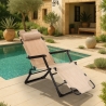 2er Set Liegestühle Strandliegen Sonnenliegen klappbar für Garten und Strand Emily Lux Zero Gravity Preis