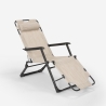 2er Set Liegestühle Strandliegen Sonnenliegen klappbar für Garten und Strand Emily Lux Zero Gravity 