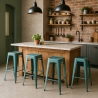 barhocker hocker aus metall im industriedesign 78cm steel stale Sales
