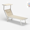 professionelle Strandliege Liegestuhl Sonnenliege aus Aluminium Santorini Eigenschaften