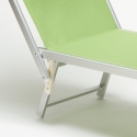 professionelle Strandliege Liegestuhl Sonnenliege aus Aluminium Santorini 