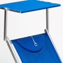 2er Set Liegestühle Strandliegen Sonnenliegen aus Aluminum Santorini 