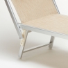 2er Set Liegestühle Strandliegen Sonnenliegen aus Aluminum Santorini 