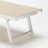 2er Set Liegestühle Strandliegen Sonnenliegen aus Aluminum Santorini 