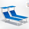 2er Set Liegestühle Strandliegen Sonnenliegen aus Aluminum Santorini Eigenschaften