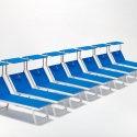 20er Set Liegestühle Strandliegen Sonnenliegen aus Aluminium Santorini 