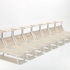 20er Set Liegestühle Strandliegen Sonnenliegen aus Aluminium Santorini 