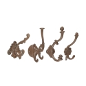Set: 4 Wandhaken aus Gusseisen, klassischer Stil, sortiert Aktion