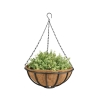 Hängender Korb mit Kette und Kokosgefäß 35 cm Angebot
