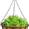 Hängender Korb mit Kette und Kokosgefäß 35 cm Sales
