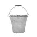 Antiker verzinkter Metalleimer 7L Aktion