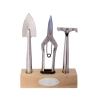 Gartenwerkzeug-Set aus Metall mit Halterung Aktion