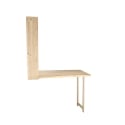 Wandregal mit klappbarem Holztisch Modell