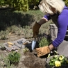 Gartenwerkzeugtasche zum Rollen aus Wachstuch Verkauf