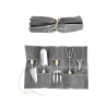 Gartenwerkzeugtasche zum Rollen aus Wachstuch Sales