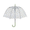 Transparenter Regenschirm mit Bienen- und Blumenmuster Aktion