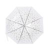 Transparenter Regenschirm mit Bienen- und Blumenmuster Angebot