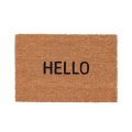 Fußmatte aus Kokosfaser mit Aufschrift "Hello" Aktion