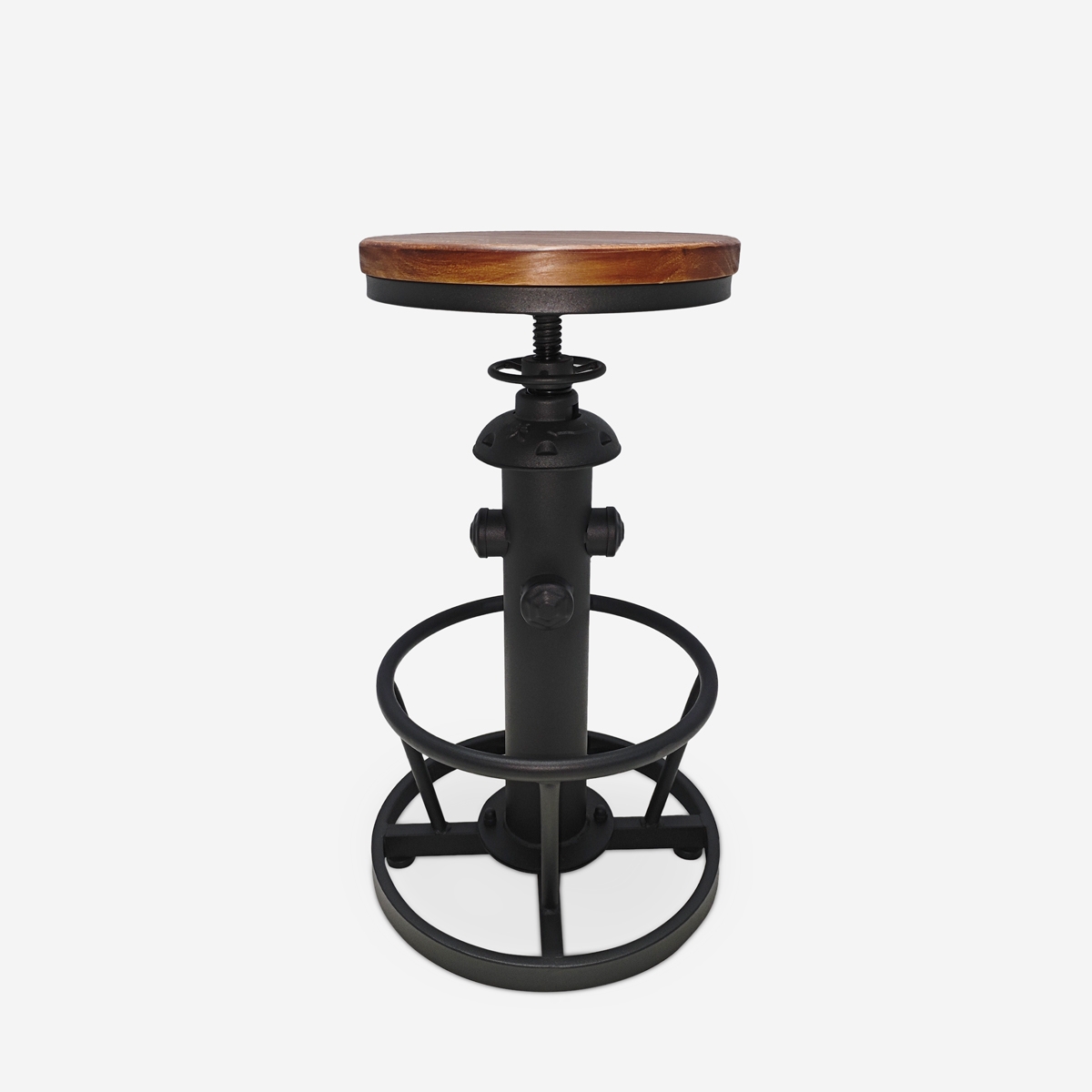 Barhocker verstellbar im Vintage-Stil mit Fußstütze Ziblo Aktion