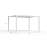 Bioklimatische Gartenpergola 3x4m manuell Aluminium Trinidad 
