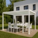 Bioklimatische Gartenpergola 3x4m manuell Aluminium Trinidad Modell