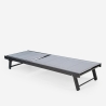 Vorrat 4 Garten Liegestühle Aluminium Pool Räder Rimini Eigenschaften