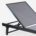 Vorrat 4 Garten Liegestühle Aluminium Pool Räder Rimini 
