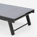 Vorrat 4 Garten Liegestühle Aluminium Pool Räder Rimini 