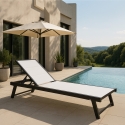 Vorrat 20 Aluminium-Gartenliegen mit Rädern Rimini Sales