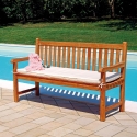 Gartenbank 3-Sitzer aus Teakholz Lampedusa Verkauf