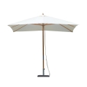 Garten-Sonnenschirm mit mittigem Bambus-Holzpfosten 3x2m Arunya Aktion