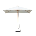 Garten-Sonnenschirm mit mittigem Bambus-Holzpfosten 3x2m Arunya Aktion