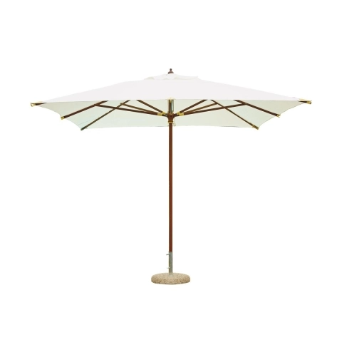 Garten-Sonnenschirm aus Holz und Polyester 3x4m Manora Aktion