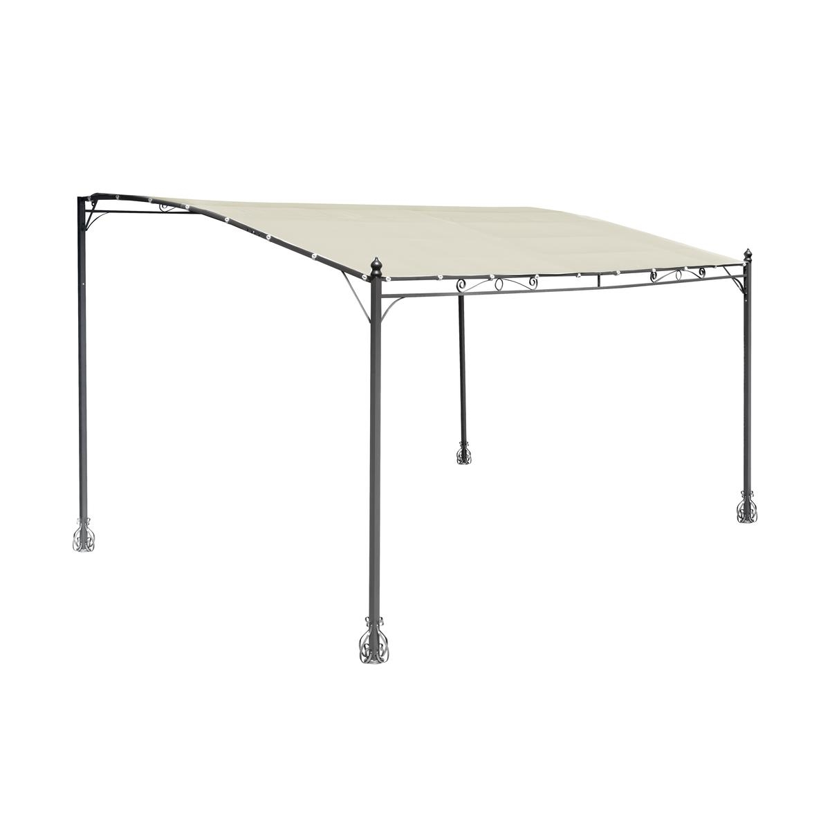 Wandpergola aus Eisen 3x4 m für den Außenbereich Kansas