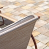 Modernes Gartenmöbel-Set Tinos mit 2 Sesseln, Sofa und Tisch Auswahl