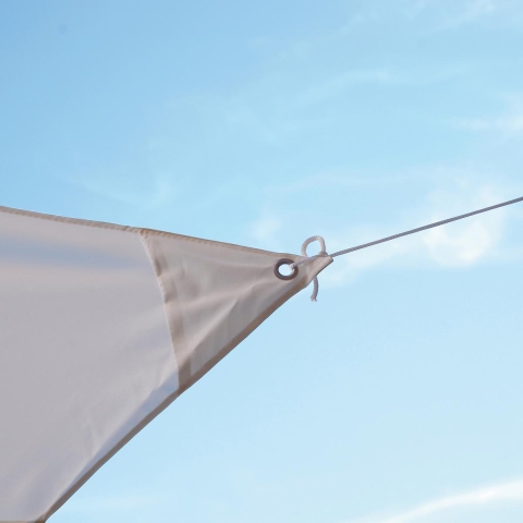 Dreieckiges Sonnensegel für den Außenbereich 3,6 x 3,6 x 3,6 m Solar Aktion