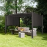 Aluminium rechteckig Gartenpavillon 3x4m Barbados 
