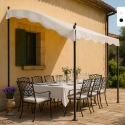 Pavillon 3x2 Meter Garten Stahl Café Hotel Pergola Auswahl