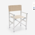 Klappbarer Strandstuhl Klappstuhl aus Aluminium Regista Gold Aktion