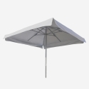 Gartenschirm 3x3 Sonnenschirm Alu mittelmast Quadratisch Café Hotel Marte Katalog