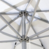 Gartenschirm 3x3 Sonnenschirm Alu mittelmast Quadratisch Café Hotel Marte 
