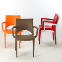 Paris Arm Grand Soleil Stühle aus Polypropylen mit Armlehnen für Bar und Restaurant 