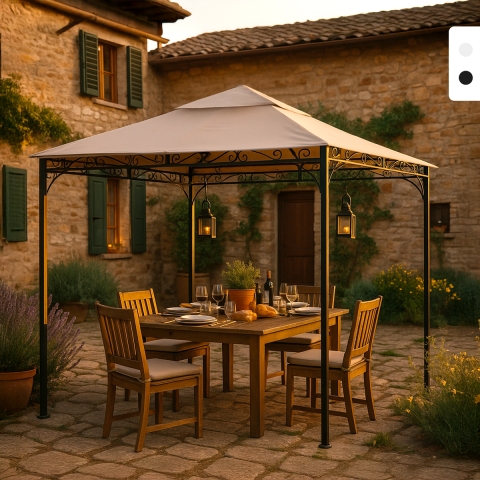Pavillon 3x3 Meter Garten...